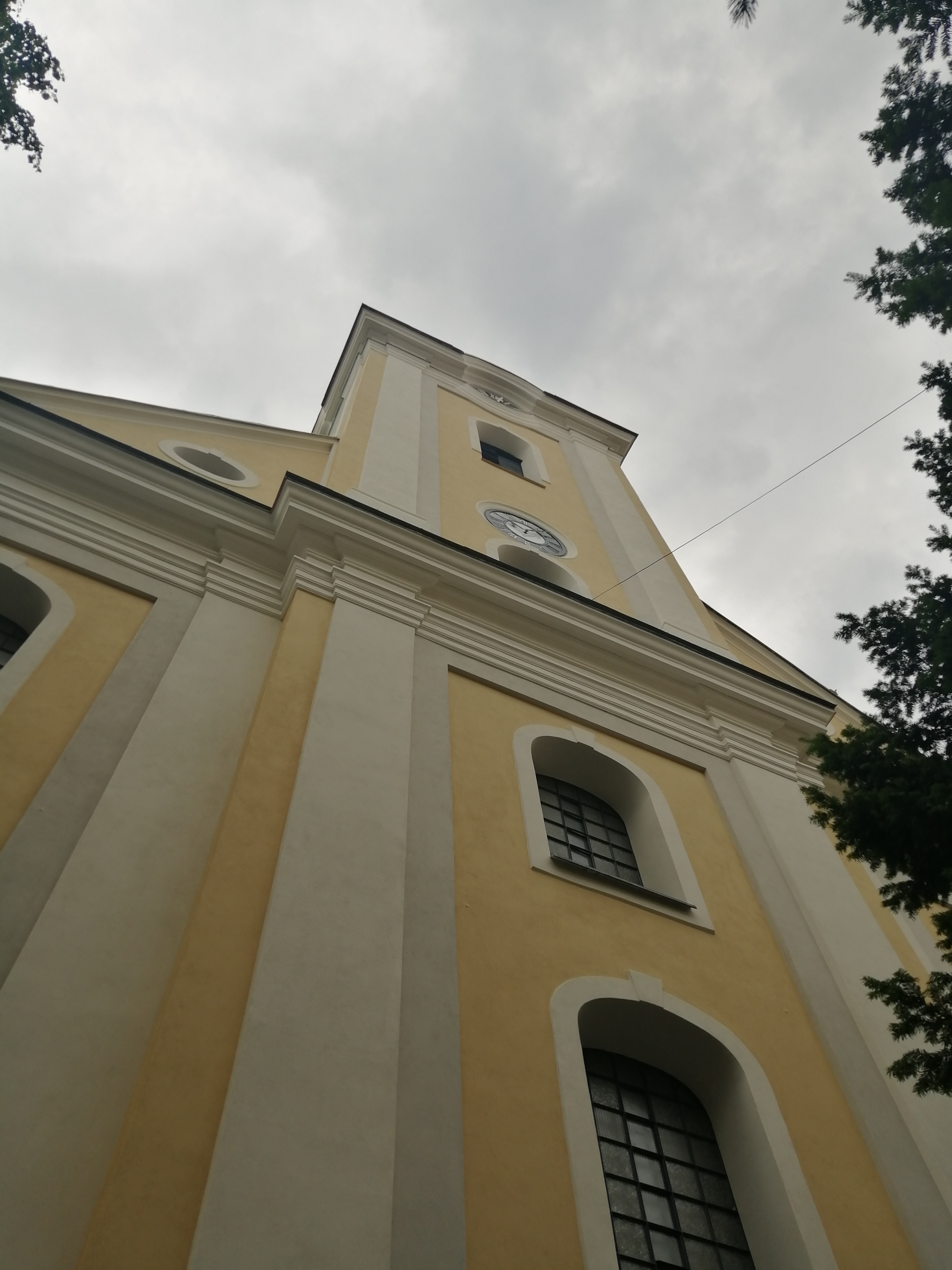 Korpus wieżowy po pracach renowacyjnych. 