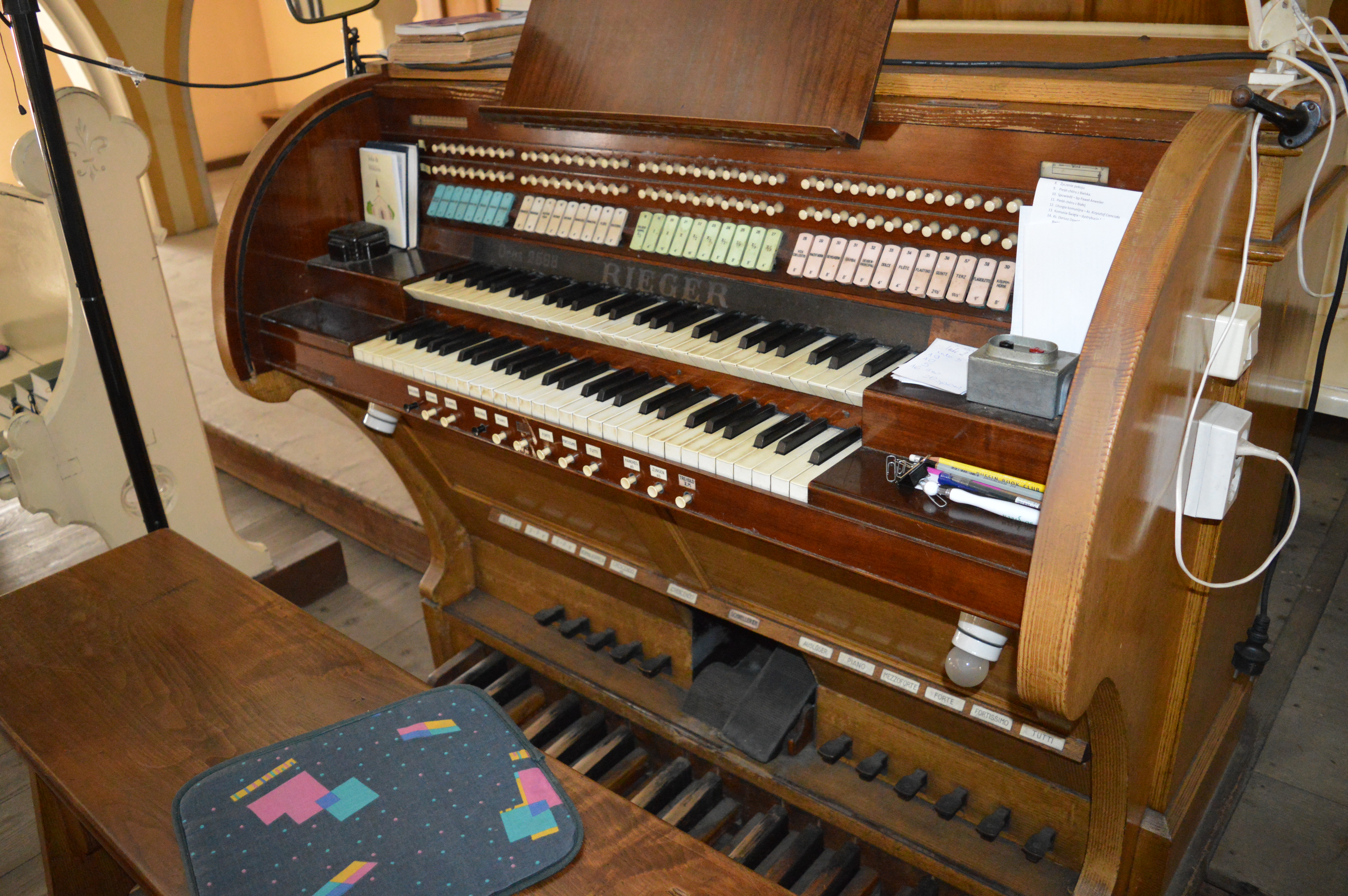 Kontuar po otwarciu żaluzji. 