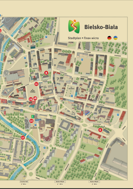 Okładka mapy turystycznej (DE-UKR)