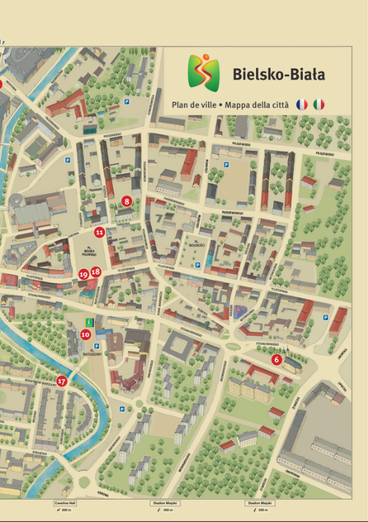 Okładka mapy turystycznej (FR-IT)