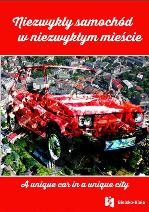 Okładka Niezwykłego samochodu w niezwykłym mieście (PL-EN)