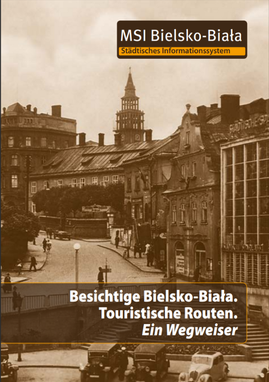 Okładka Zwiedzaj Bielsko-Białą. Trasy turystyczne (DE)