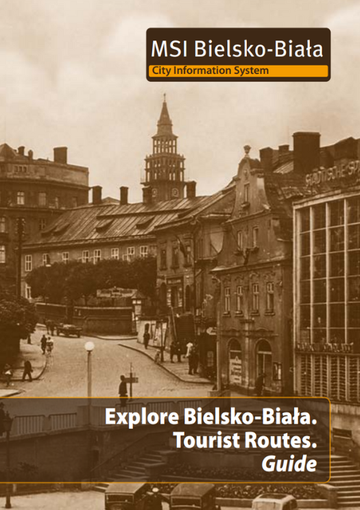Okładka Zwiedzaj Bielsko-Białą. Trasy turystyczne (EN)