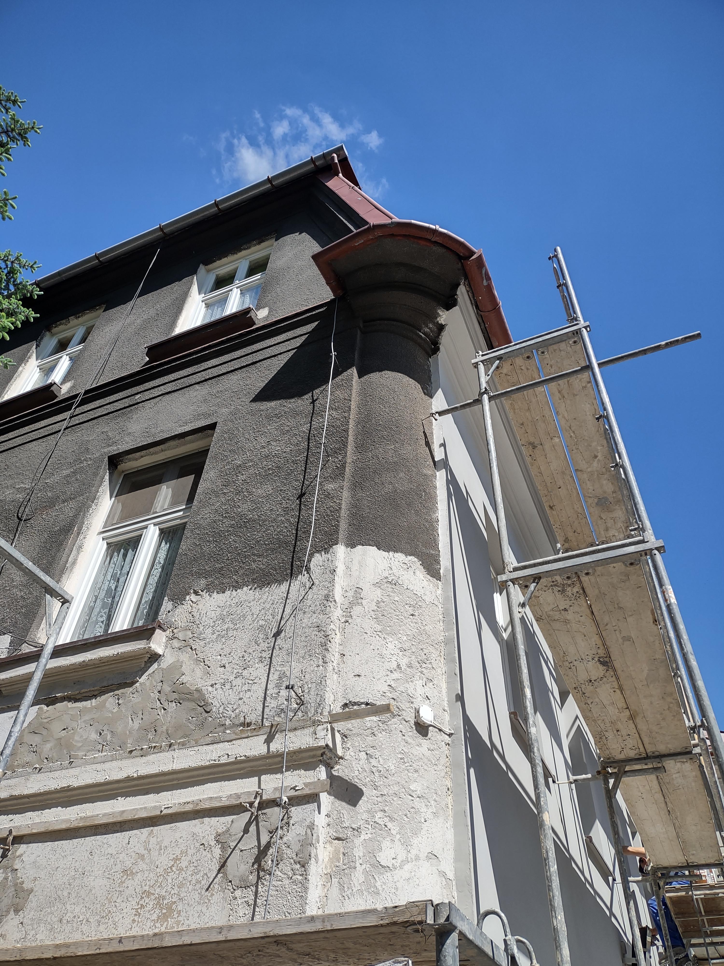 Plebania ewangelicko-augsburska widok na narożnik.