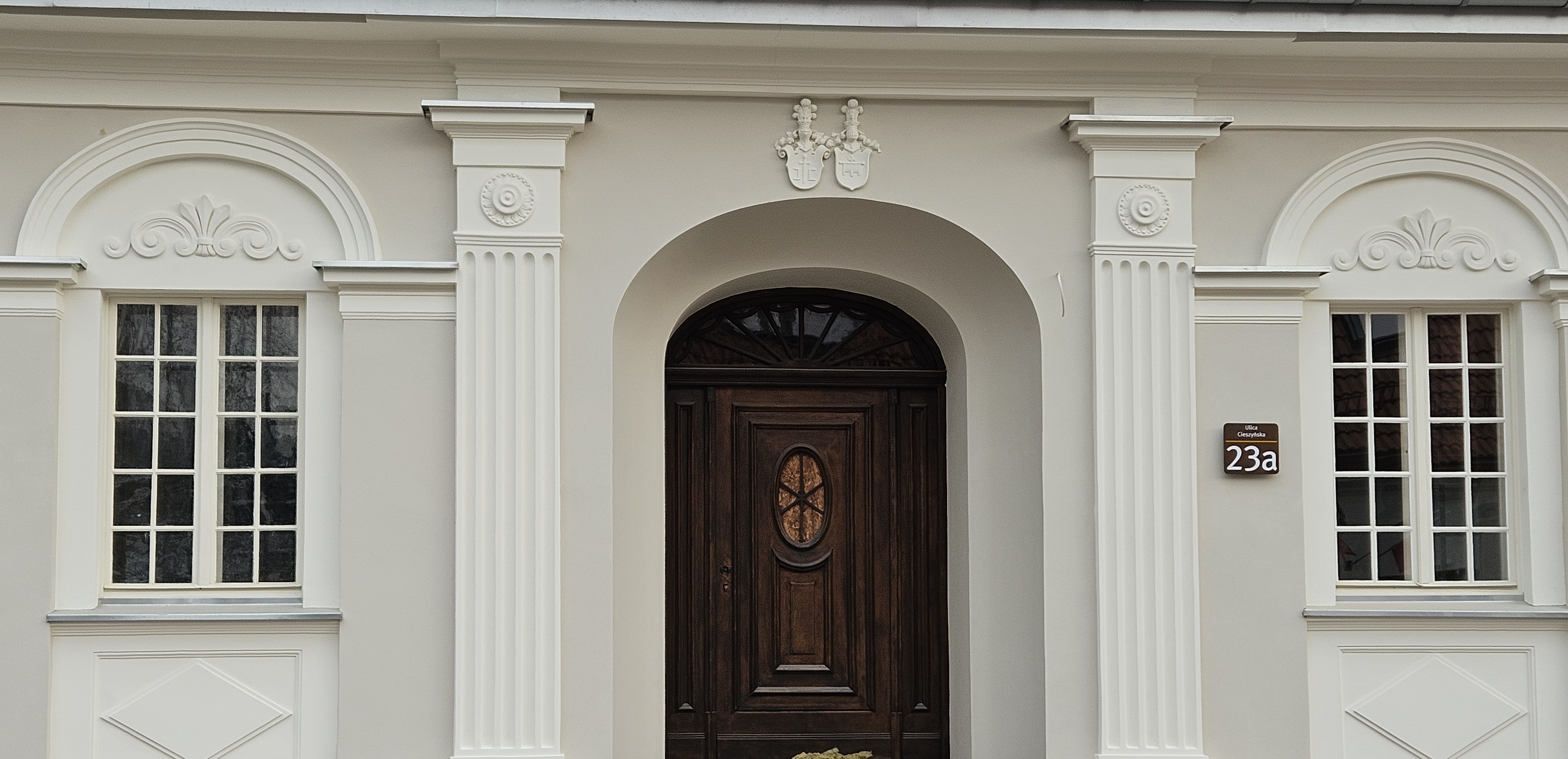 Cieszyńska 23a stan elewacji frontowej po remoncie.