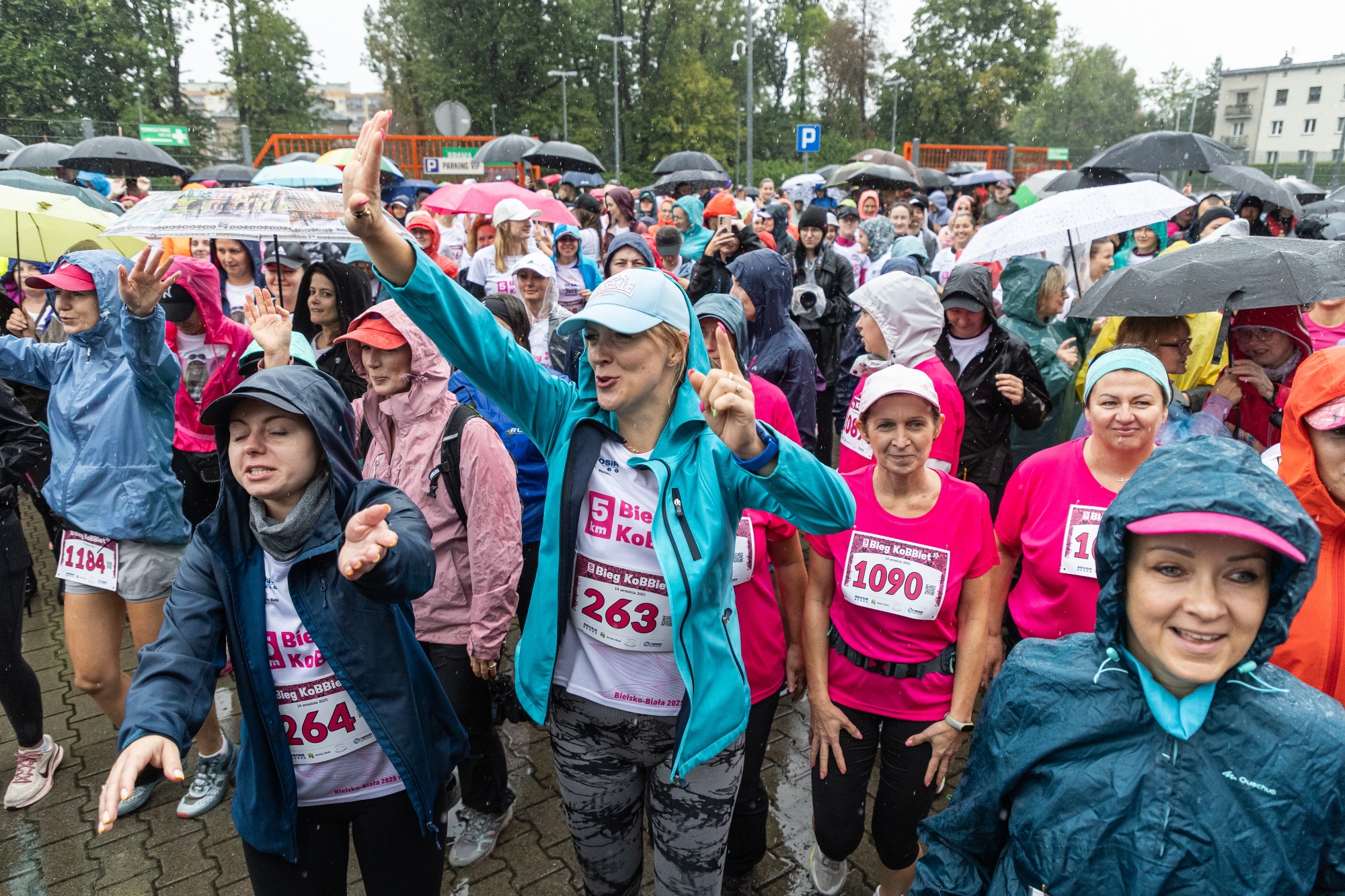 na zdjęciu osoby podczas biegu
