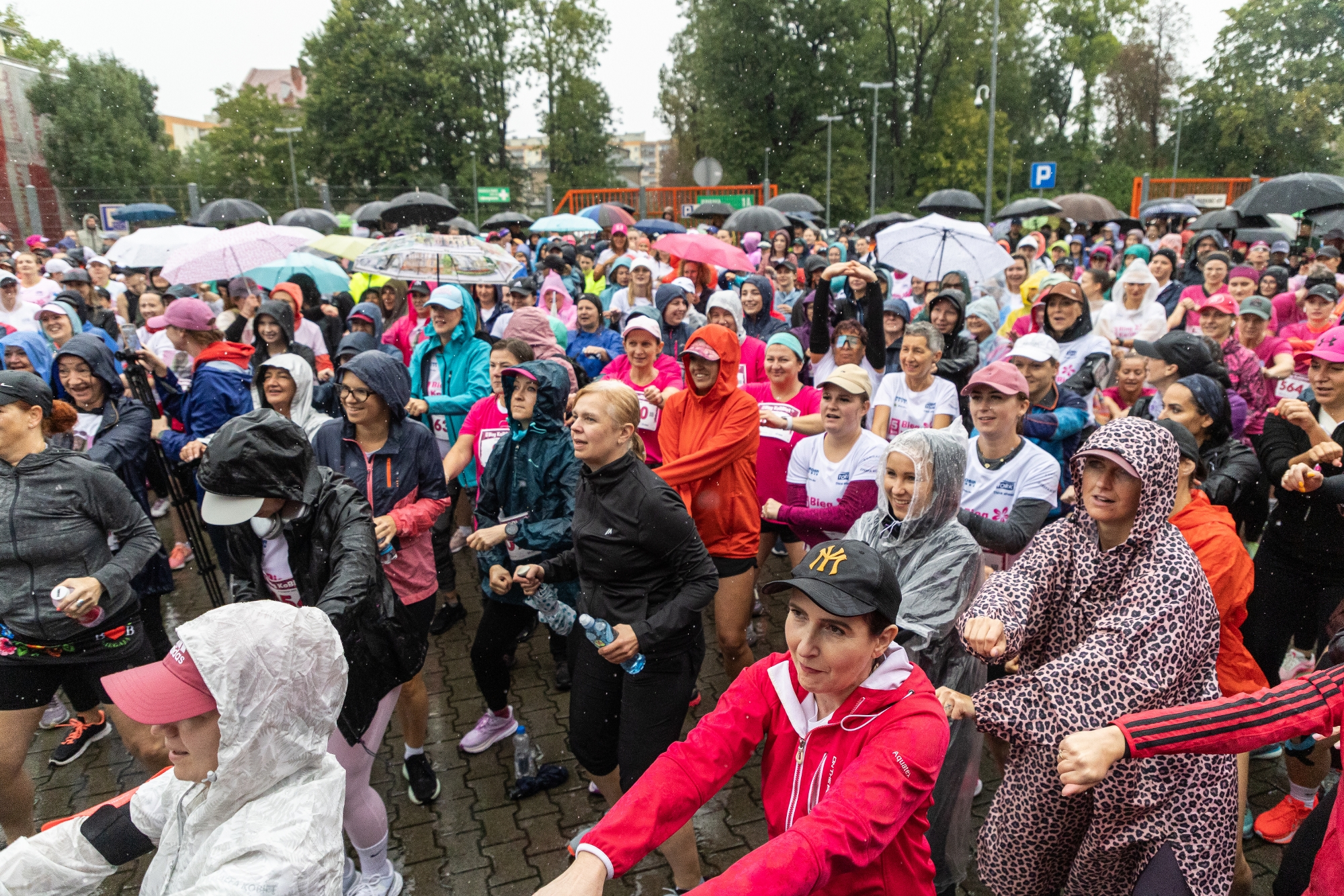 na zdjęciu osoby podczas biegu