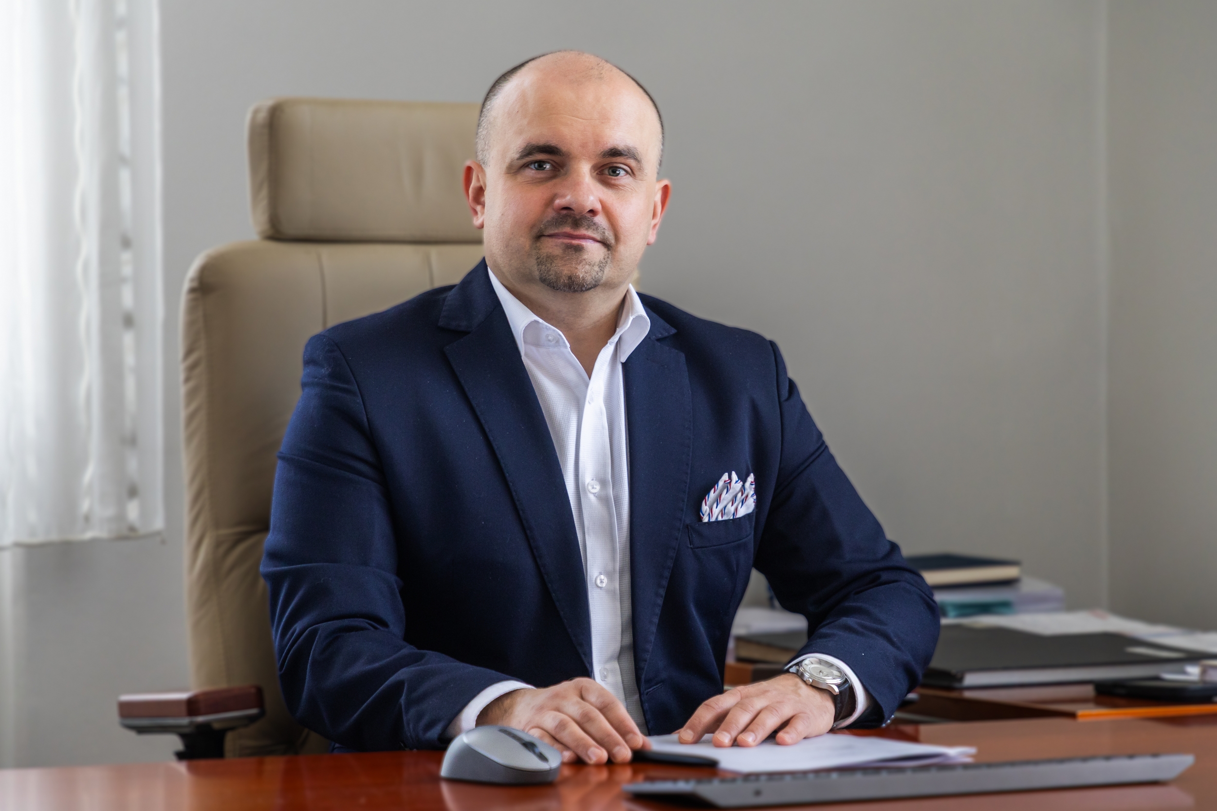 Zdjęcie przedstawiające Skarbnika Miasta Bielska-Białej - Dominika Pawińskiego