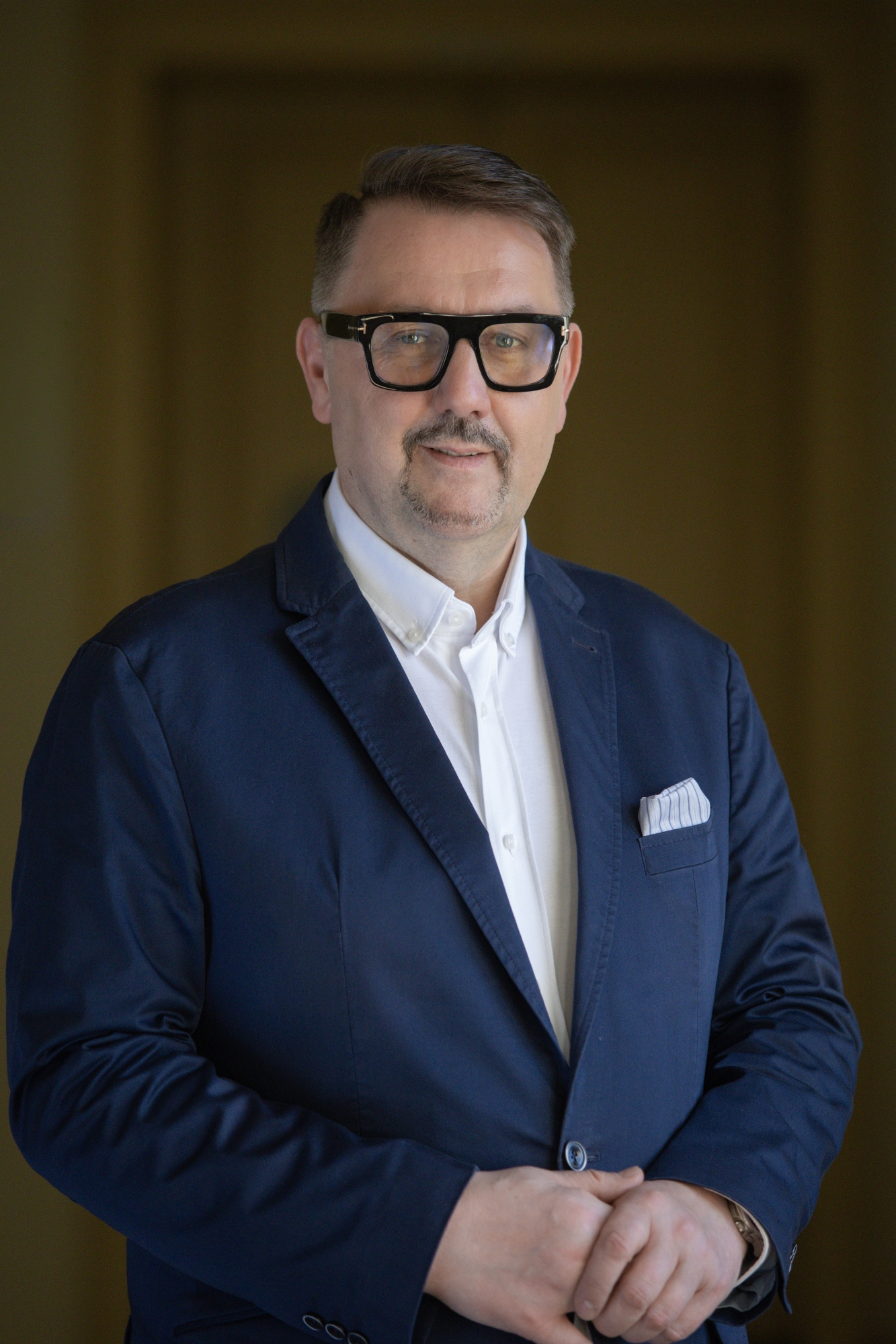 Zdjęcie przedstawiające Prezydenta Miasta Bielska-Białej - Jarosława Klimaszewskiego