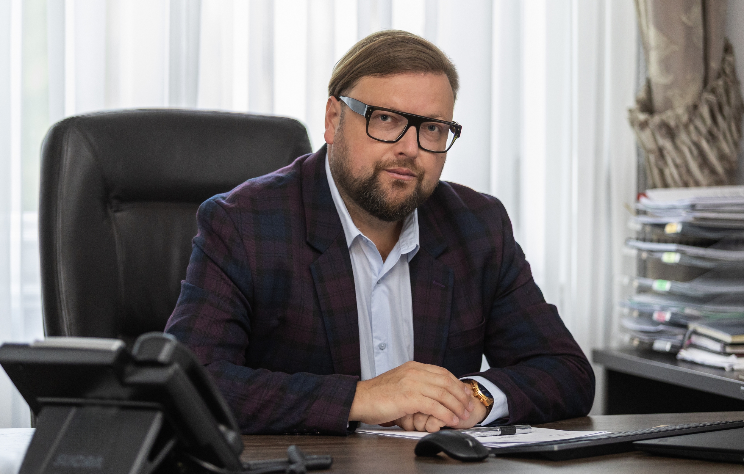 Zdjęcie przedstawiające II Zastępcę Prezydenta Miasta Bielska-Białej - Adama Ruśniaka