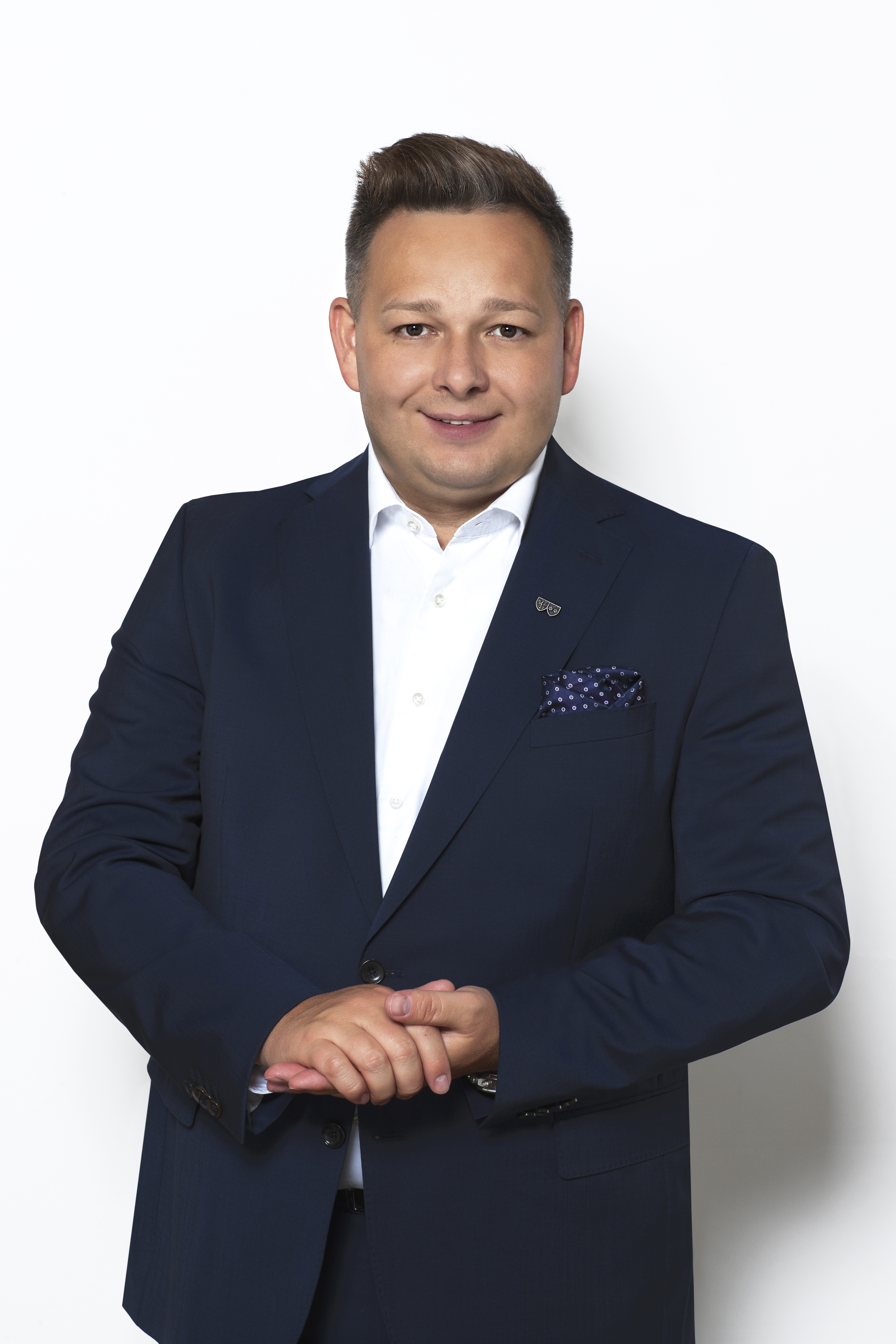 Zdjęcie przedstawiające I Zastępcę Prezydenta Miasta - Przemysława Kamińskiego