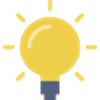 grafika przedstawiająca żarówkę