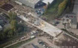 Przebudowa odcinka drogi krajowej nr 52 - na zdjęciu fragment budowy