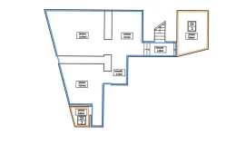 Zdjęcie przedstawiające schemat piwnic przy ul. 11 Listopada 23