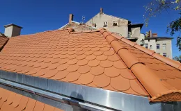 Cieszyńska 23a widok dachu po remoncie.