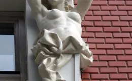 Zamkowa 8 detal fasady po remoncie.