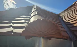 Cieszyńska 23a widok dachu od strony ogrodu po remoncie.