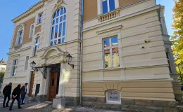 1 Maja 15 willa Karola Steffana elewacja frontowa po remoncie.