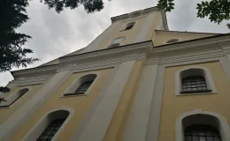 Korpus wieżowy po pracach renowacyjnych. 