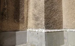 Uzupełnienie profilu nad cokołem.