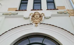 Detal sztukatorski po konserwacji. 