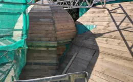 3 Maja 17 wymiana odeskowania dachu i kopuły.