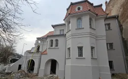 Cieszyńska 23a stan elewacji ogrodowej po remoncie.