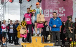 na zdjęciu osoby podczas biegu