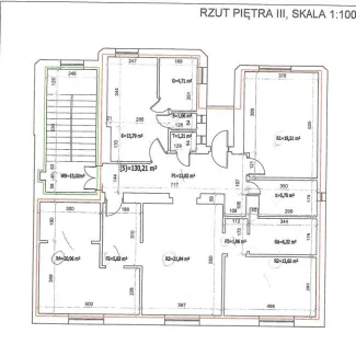 Rzut lokalu przy ul. Andrzeja Frycza Modrzewskiego 2/5