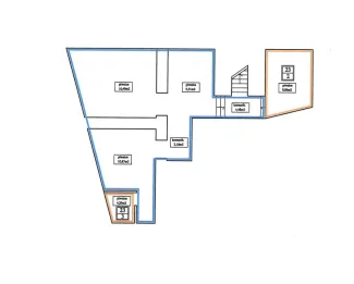 Zdjęcie przedstawiające schemat piwnic przy ul. 11 Listopada 23