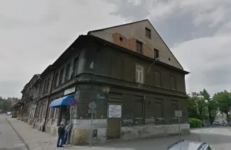 Sobieskiego 22 widok budynku przed remontem.