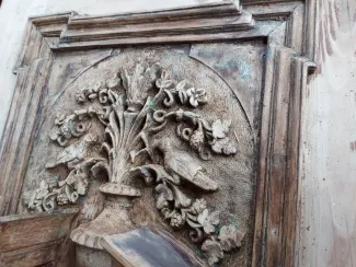 Snycerka w trakcie czyszczenia. 